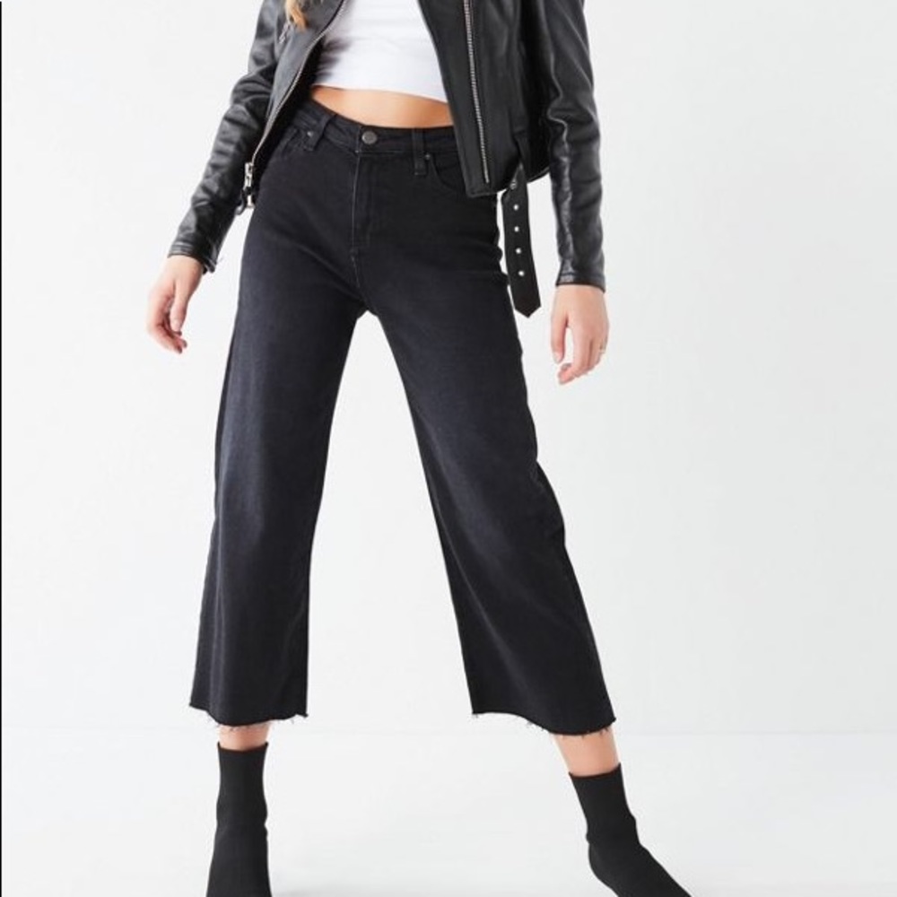 BDG cropped denim culotte